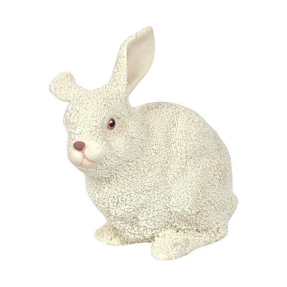 Vintage Dept 56 Annual Animal Bisque Figurines, Lot of 8, Pig, Duck, Rabbit - Picture 3 of 10